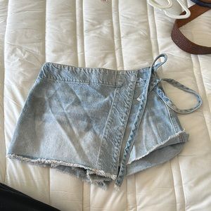 We the free Emmy denim skort